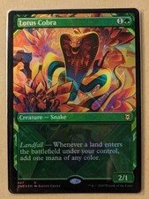 Lotus Cobra FOIL showcase MTG ZNR Zendikar Rising Mint *pack fresh*