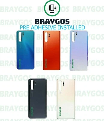 BRAYGOS Rückseite Akkudeckel für Huawei P30 PRO VOG-L29 VOG-L09 mit Kleber - UK