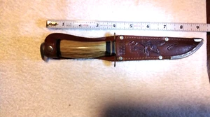 Vintage Solingen Hunting Knife G. C. Co. 461 Stag Handle ( edge brand ). - Picture 1 of 16
