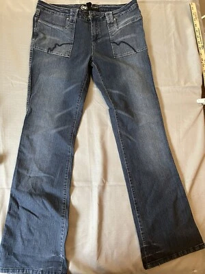 JEANS ECKO ROJO Denim Azul Mujer Talla 11 Foto 1 de 4