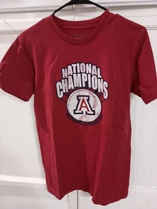 The Victory T-shirt, Arizona Wildcats Baseball, National Champions, Red, Size M - Picture 1 of 4