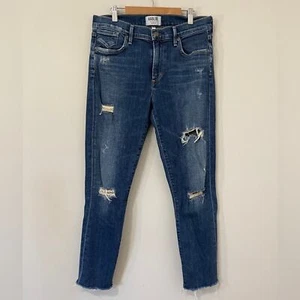 Agolde Jeans Size 29 Blue Distressed Denim #A003-2078 - Picture 1 of 13