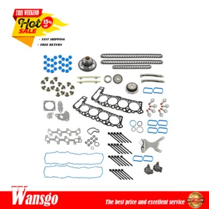 Fit For 04-07 Dodge Dakota Ram 1500 New Timing Chain Kit Head Gasket bolts Set - Picture 1 of 24