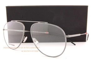 Nuovissime montature per occhiali Christian Dior DIOR 0221 KJ1 rutenio da uomo - Foto 1 di 5