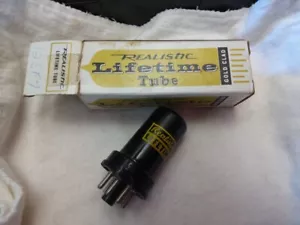 Vintage Realistic Lifetime 12SF7 Tube Metal Original Box New Old Stock Tested - Picture 1 of 8