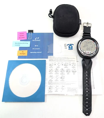 Oceanic VT3 Kabellos Hoseless Handgelenk Scuba Dive Computer Luft Integriert - Bild 1 von 4