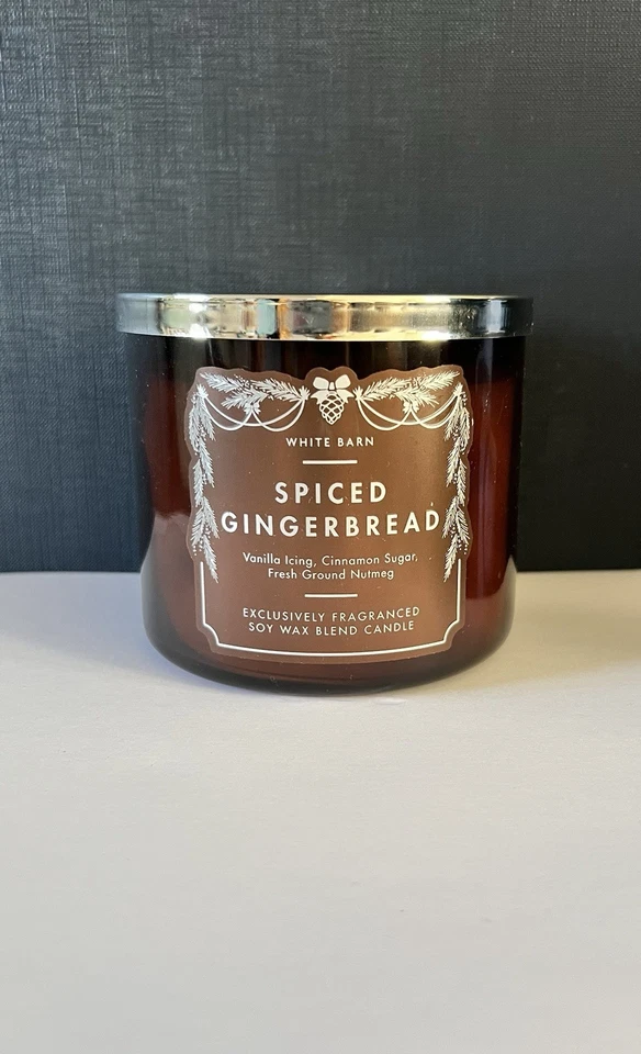 Bath & Body Works 3 Wick Candle Christmas Spiced Gingerbread - Image 1 of 1