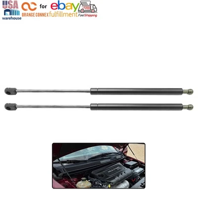 2PC For 2015-2017 Chrysler 200 Front Hood Lift Supports Gas Spring Struts  Foto 1 de 4