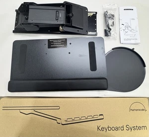 Humanscale 6G Series 900 Tastaturablage mit 9" ausklappbarer Mausplattform & Tischhalterung - Bild 1 von 16