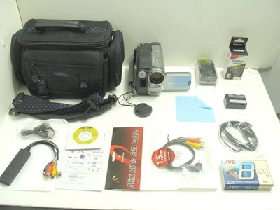 Sony DCR-TRV280 Digital8 Camcorder Nightshot USB Streaming + Video Transfer Kit - Image 1 of 4