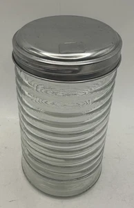 Vintage Retro Beehive Cafe/Restaurant Sugar Glass Dispenser Round Jar - Picture 1 of 11