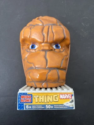 Mega Bloks Blocks The THING Head Marvel Vintage 2004 #1908 SEALED BRAND NEW - Image 1 of 4