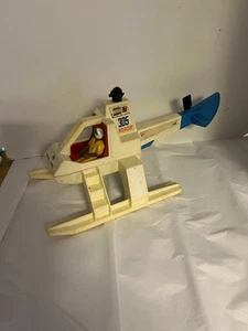 Vintage Fisher-Price Adventure People #305 Rettungshubschrauber gebrochene Rotoren - Bild 1 von 4