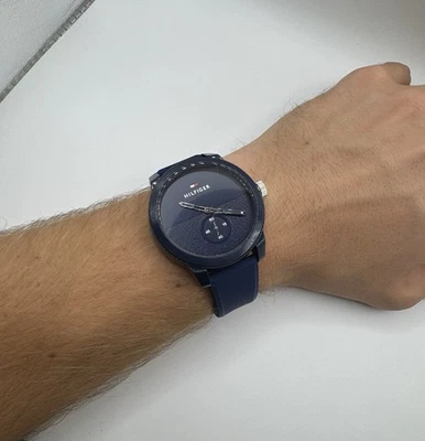 Tommy Hilfiger Men’s Analog Quartz Watch with Silicone Strap  - Image 1 of 4