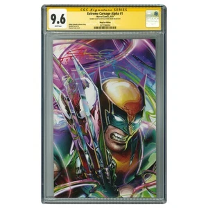2021 Marvel Extreme Carnage Alpha #1 Clayton Crain Auto/Sketch MegaCon CGC 9.6 - Bild 1 von 3