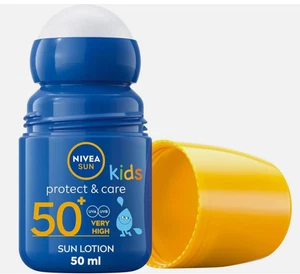NIVEA Sun Kids Protect & Care LSF 50+ Roll On 50ml Sonnencreme mit LSF 50 UK - Bild 1 von 5