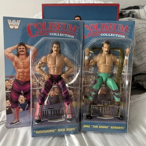 WWE Ultimate Edition Coliseum Collection Jake “The Snake” Roberts & Rick Rude - Picture 1 of 15