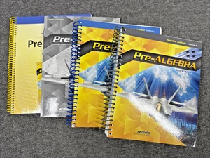 Abeka Pre-Algebra Work-text Teacher Edition 1 & 2, Quiz Test Key, Video Manual - Picture 1 of 10