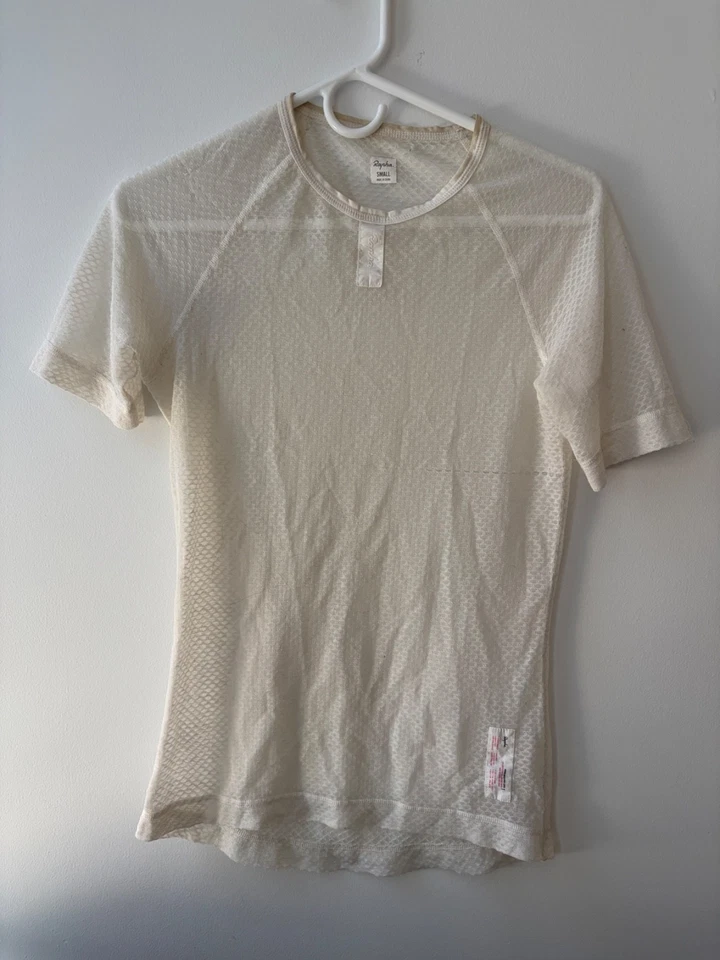 Capa Base Crema Manga Corta 100% Merino Rapha Para Hombre, Usada - Talla Pequeña Foto 1 de 3