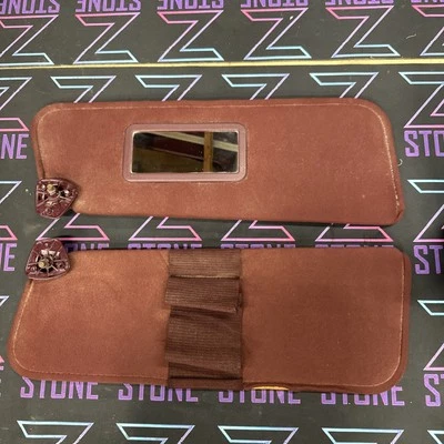 88-98 Chevy GMC Silverado Sierra Tahoe Juego de parasoles LH RH BORGOÑA Foto 1 de 4