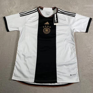 Deutschland Fußball Trikot Shirt Herren Large weiß schwarz FIFA World Cup Adidas 2022 - Bild 1 von 14