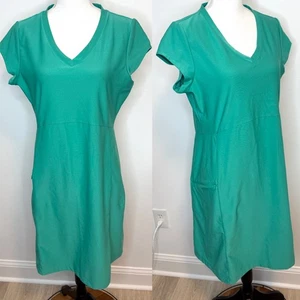 L.L. Abito fitness Bean Activewear colore verde taglia grande - Foto 1 di 11