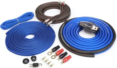 Kolossus 4 Gauge OFC Amplifier Installation Kit Complete Car Audio Wiring System - Image 1 of 2