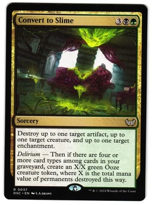 Convert to Slime 37 - NM - Commander: Duskmourn: House of Horror  R - Image 1 of 2