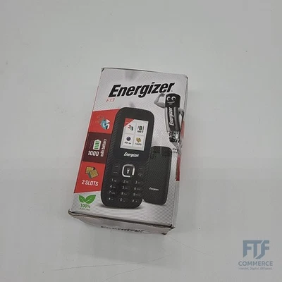 Energizer E13-2G Handy Dual SIM Mini-SIM Senior Einfachtasten Schwarz - Bild 1 von 4