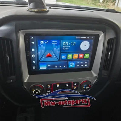 For 2014 2015 2016 -2018 Chevrolet Silverado GMC Sierra Carplay Car Stereo Radio - Image 1 of 4
