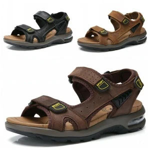 Sandalias deportivas de playa con correa ajustable para hombre para caminar senderismo zapatos talla grande  - Imagen 1 de 15