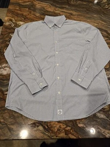 Vineyard Vines Performance klassische Passform Murray Hemd grau kariert Herren Large - Bild 1 von 7