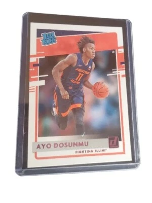 2021 Chronicles Donruss Draft Picks Ayo Dosunmu Rated Rookie No. 44 - Image 1 of 2