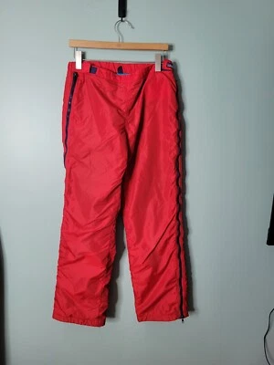 Vintage Patagonia Nylon Lined Red Made in USA Men's Snow Pants Size M - Image 1 of 2