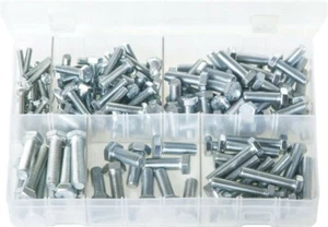 Verschiedene Box Set Schrauben - Hochzug - UNF 3/16 - 3/8 - 150 Stück - AB5N - Bild 1 von 3