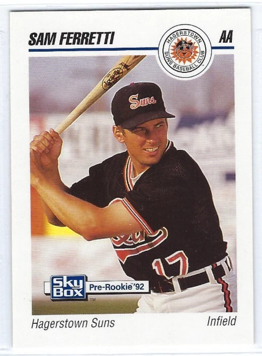 1992 Hagerstown Suns (Double A-Baltimore Orioles) Sam Ferretti - Image 1 of 1