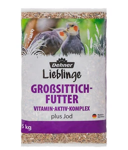 Vogelfutter für Großsittiche mit Vitamin-Aktiv-Komplex und Jod 5 kg, Dehner - Bild 1 von 3