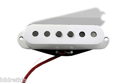 Pickup Single 6.5K Neck Staggered Pole White Bitterroot 081090WHNK - Image 1 of 4