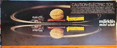 Z Marklin 8165 DB Starter set w/ box car & gondola (tested-120V) #4 - Image 1 of 4