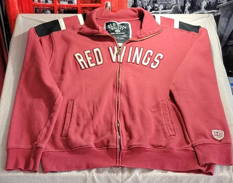 Detroit Redwings Hockey Sweater Loge Collection Size XL EXTRA LARGE Cover