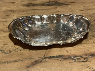 Chippendale Silver Plated Oval Tray 6319 International Silver Company - Image 1 of 4