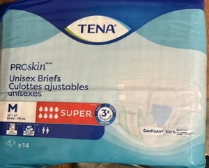 Tena Proskin Unisex Briefs Size M 34”-47” - Picture 1 of 1