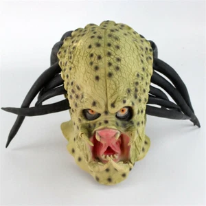 Alien vs. Predator Latex Mask Halloween Party Cosplay Costume Props Horror Mask - Picture 1 of 5