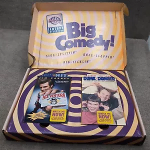 Dumb And Dumber Jim Carrey Ace Ventura Press Screening Collection VHS Box - Picture 1 of 14