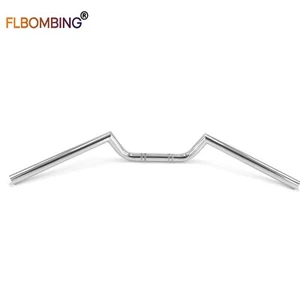 Motorcycle Tracker 7/8'' Chrome Handlebar Type M Bar Precision Mitered Welded - Picture 1 of 17
