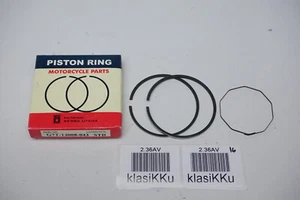 For Kawasaki KH100 KD100 KE100 KV100 KM100 G5 G7 Piston Ring STD NOS 13008-043 - Picture 1 of 5