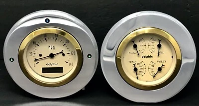 1947 1948 1949 1950 1951 1952 1953 Chevy Truck Gauge Panel Set Dorado  Foto 1 de 4