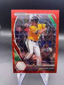 Daylen Lile - Red Velocity Prizm - 2021 Panini Prizm Draft Picks - Picture 1 of 2