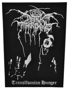 Darkthrone Transilvanian Hunger Back Patch | Norwegian Black Metal Band Logo - Picture 1 of 3