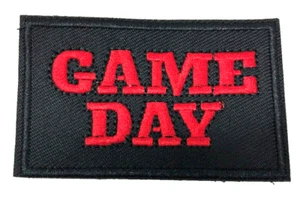 Patch Sew On Take Off Embroidered Clothing Hats Jackets Coat  Sign Message A324 - Picture 1 of 4